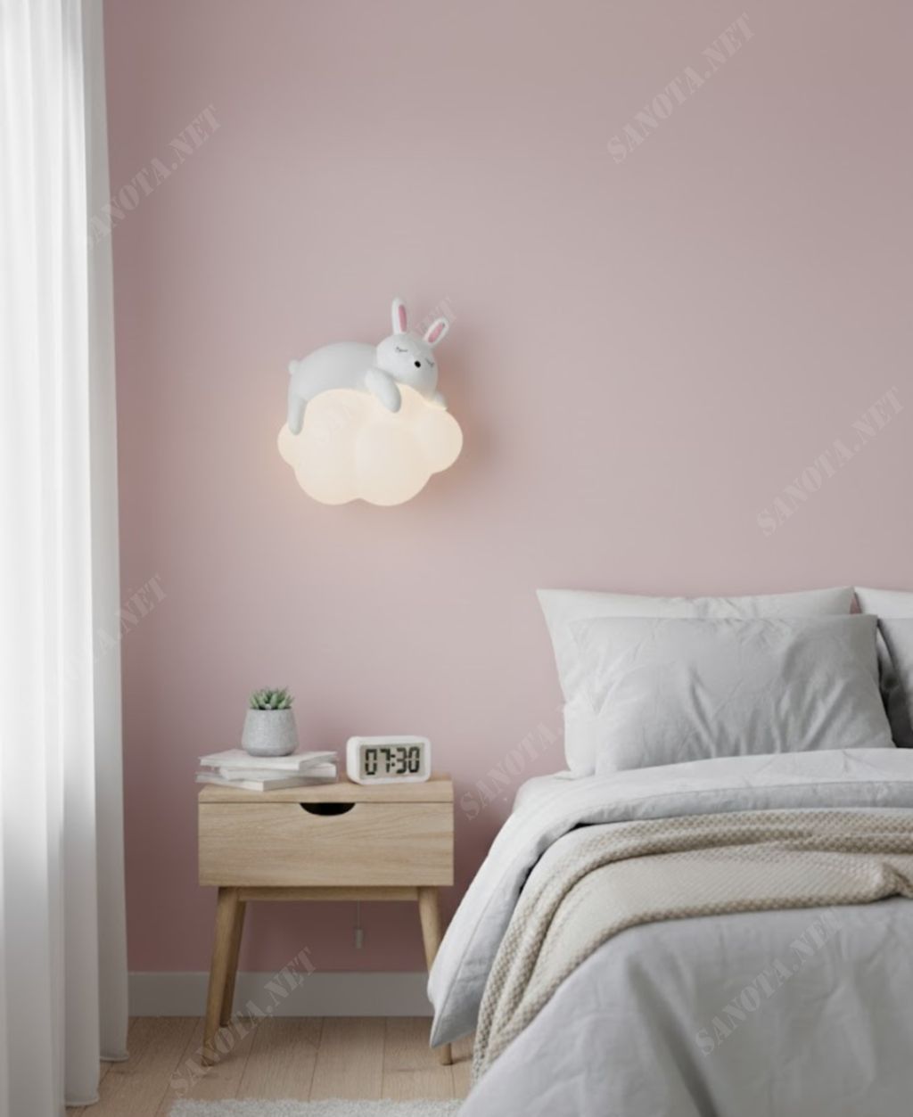 Đèn tường trang trí phòng ngủ dễ thương SNT5061 - Ảnh 2