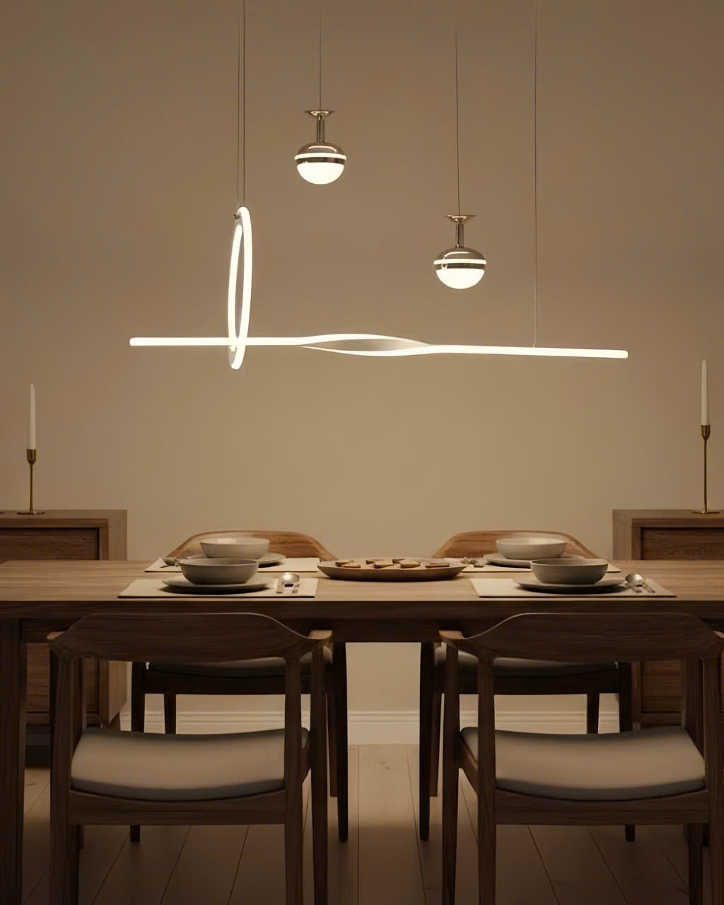 Đèn thả bàn ăn độc đáo SNT4003