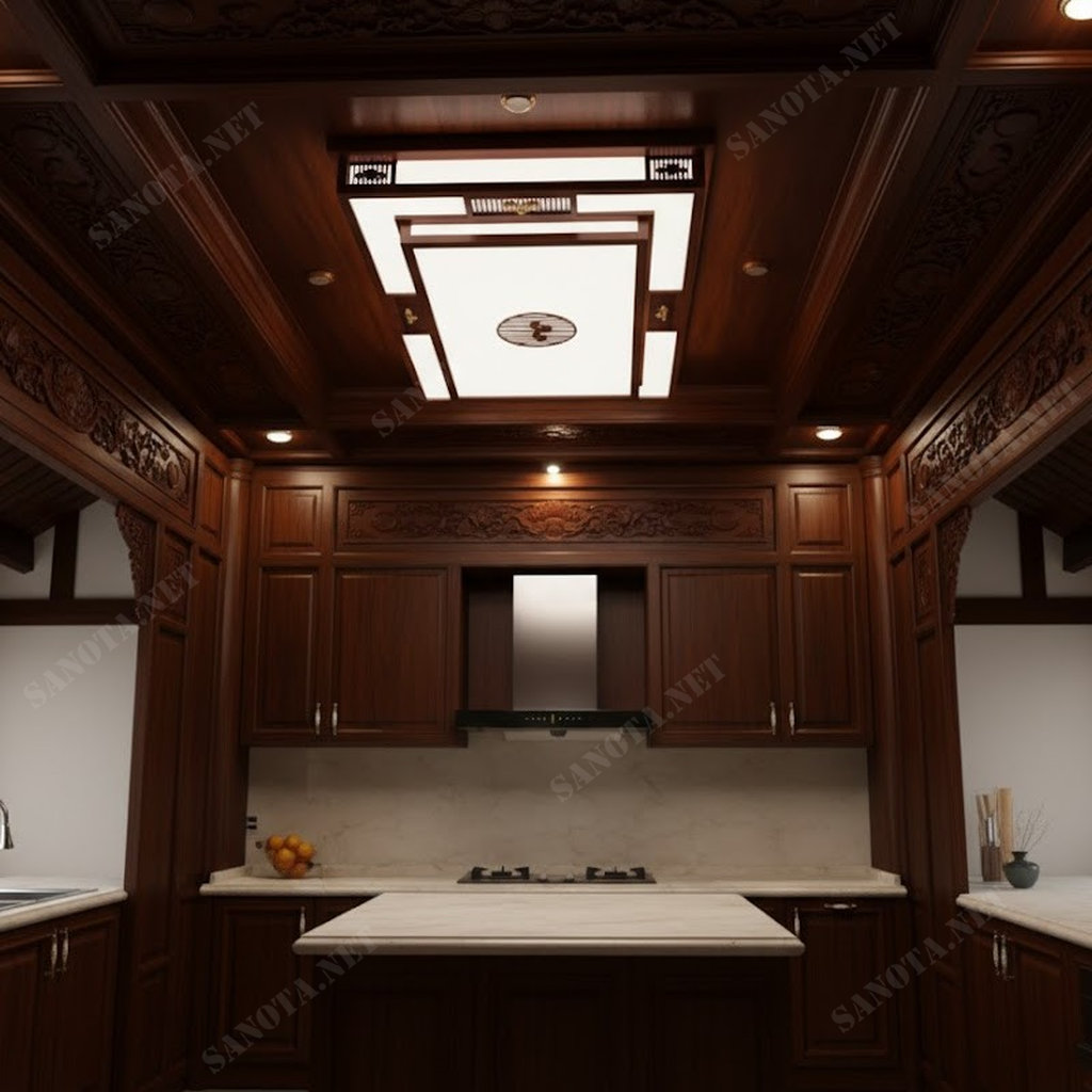 Đèn ốp trần cổ điển hình chữ nhật là một tác phẩm nghệ thuật chạm khắc, góp phần định hình phong cách và tôn vinh sự ấm cúng, trang nhã, và bề thế cho không gian nội thất của bạn.