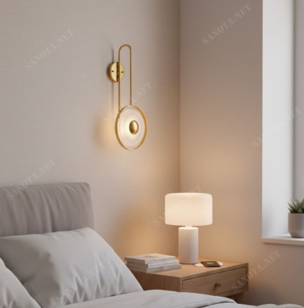 Đèn tường thủy tinh hình con lắc hiện đại SNT6110 - Ảnh 3