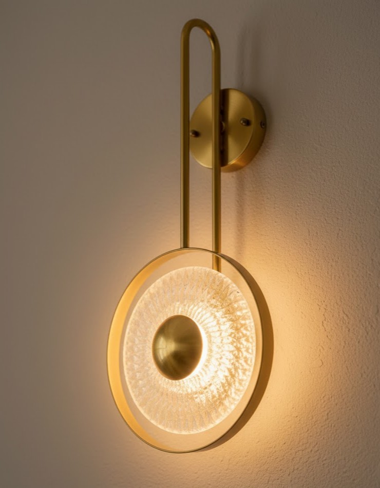 Đèn tường thủy tinh hình con lắc hiện đại SNT6110