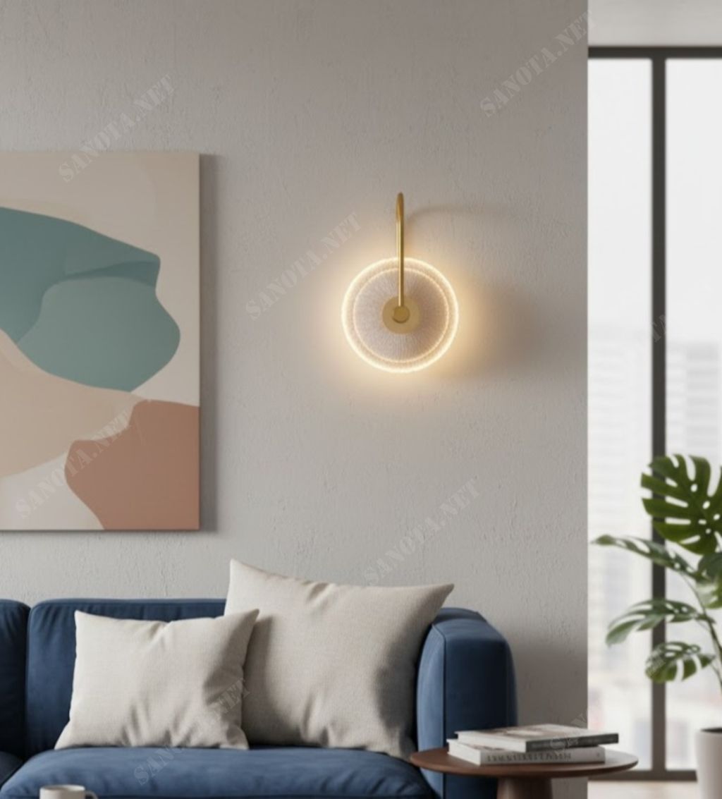 Đèn tường thủy tinh hai tầng hiện đại SNT6111 - Ảnh 2