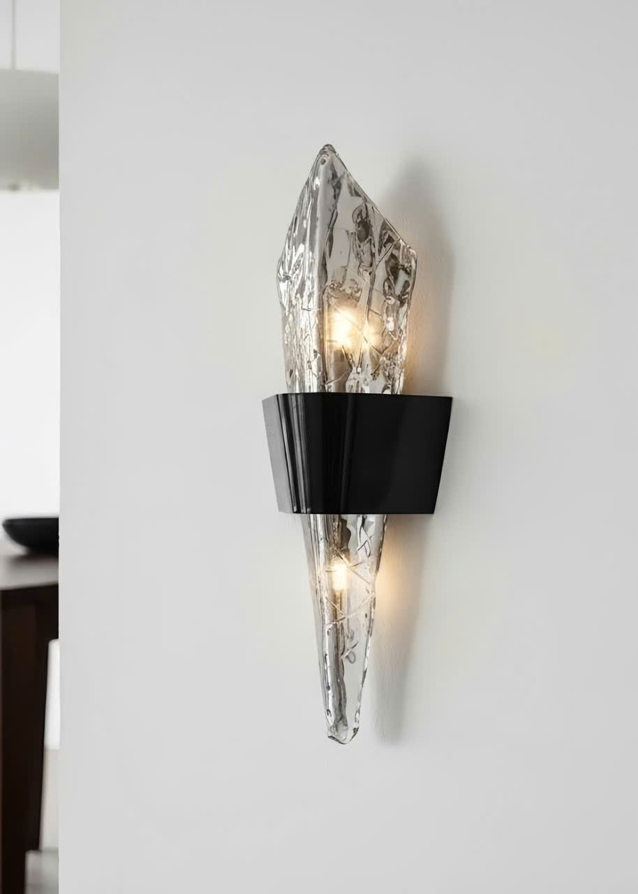 Đèn tường thủy tinh hình ngọn đuốc Milan SNT6115