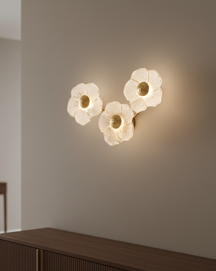 Đèn tường sắc hoa hiện đại SNT6004