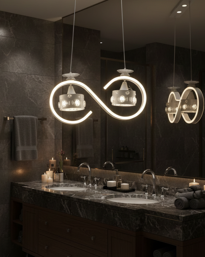 Đèn thả hiện đại xoắn ốc SNT5791