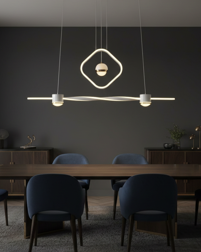 Đèn thả trần hiện đại sóng lượn SNT 5788 - Ảnh 2