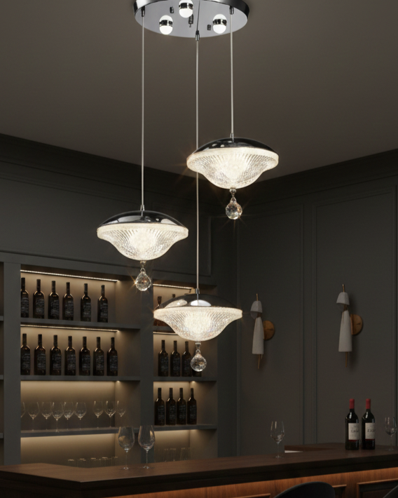 Đèn thả hiện đại chao xếp lí SNT5799