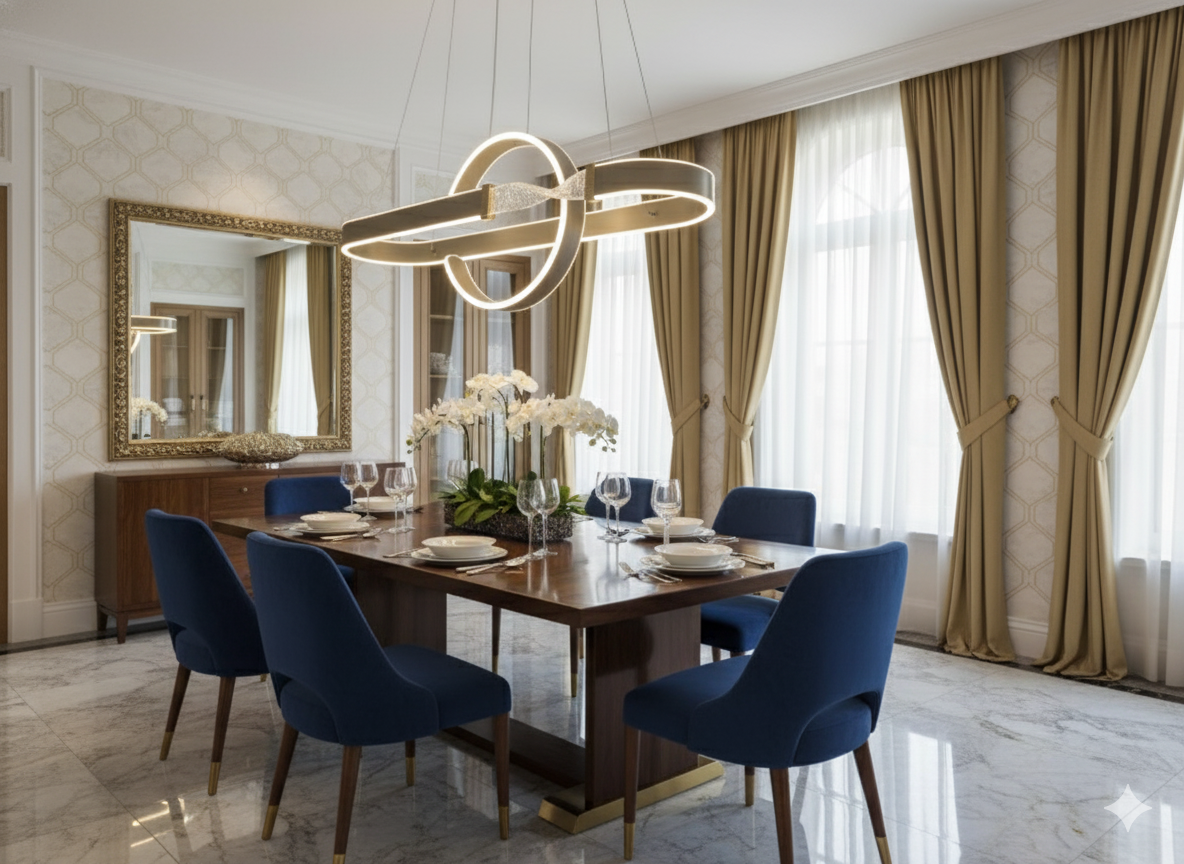 Đèn thả vòng xoắn hiện đại SNT5782