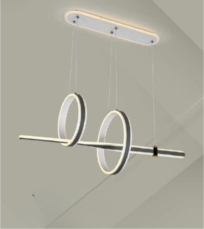 Đèn thả vòng xoay ánh sáng SNT5785 - Ảnh 2