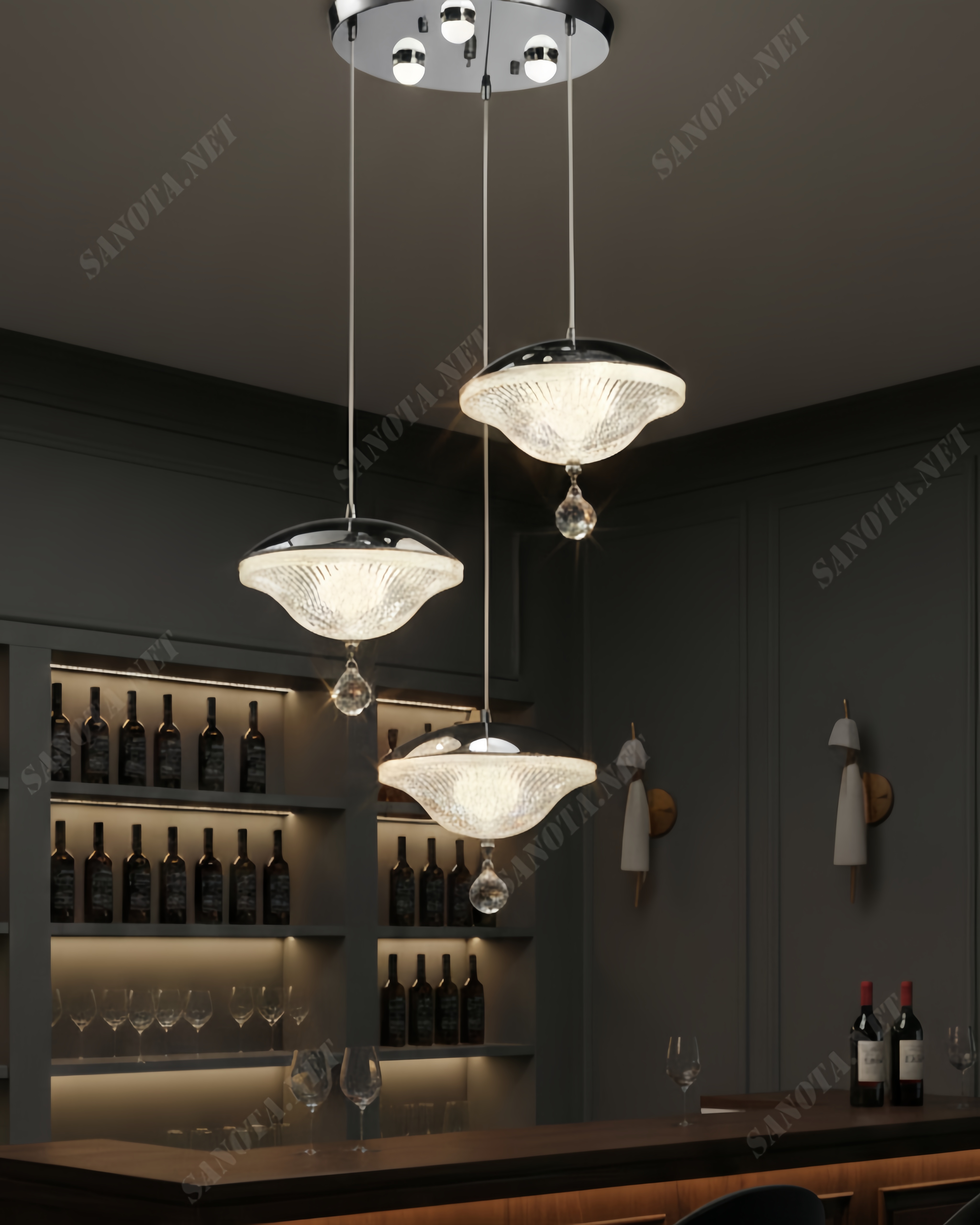 Đèn thả giấc mộng không gian SNT5795