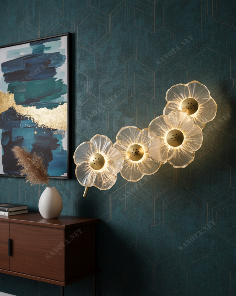 Đèn tường sắc hoa hiện đại SNT6004 - Ảnh 2