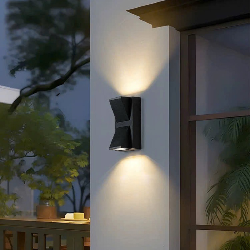 Đèn Tường Ngoại Thất Hình Học Độc Đáo SNT6057