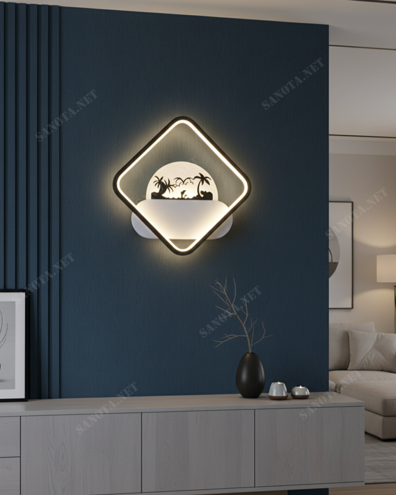 Đèn tường phong cảnh bờ biển SNT6076 nổi bật với thiết kế hình thoi bo góc hiện đại và mạnh mẽ. Tạo ra một khung hình cuốn hút bao bọc lấy phần ...