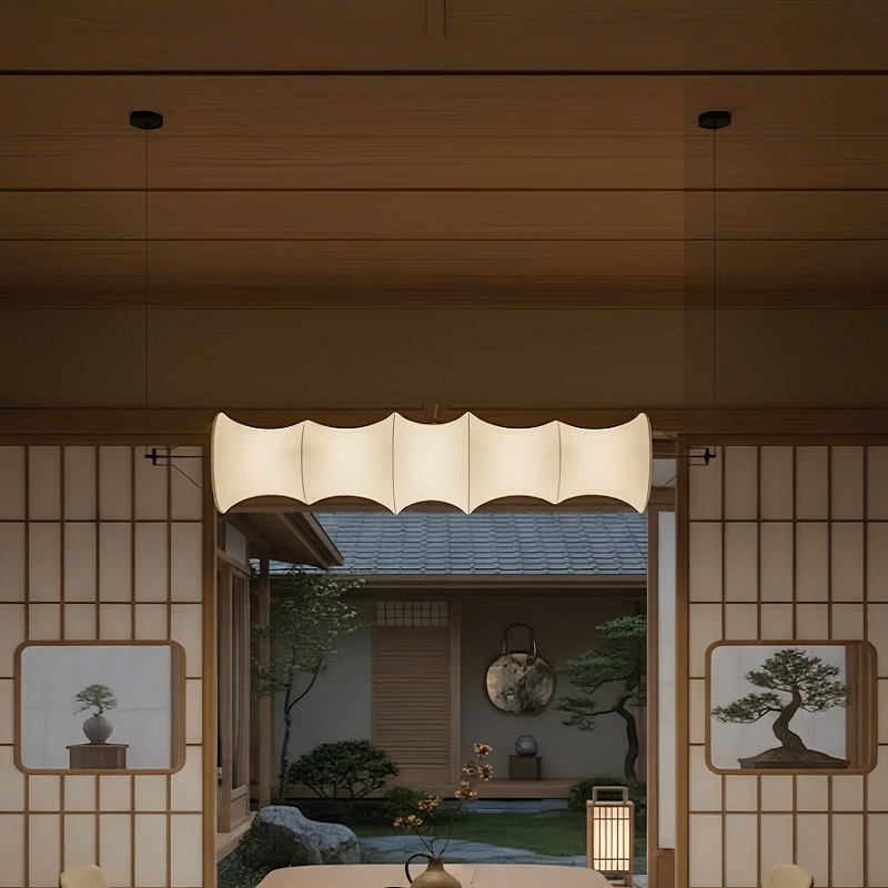 Đèn Thả Lụa Lượn Sóng Nét Mềm Mại Cổ Điển SNT6095