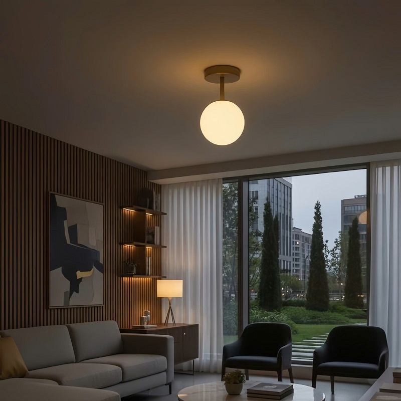 Đèn Thả Quả Cầu Vàng Tinh Tế SNT6096