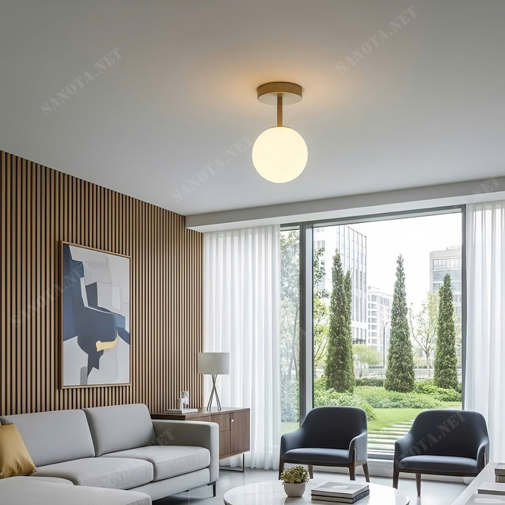 Đèn Thả Quả Cầu Vàng Tinh Tế SNT6096 - Ảnh 3