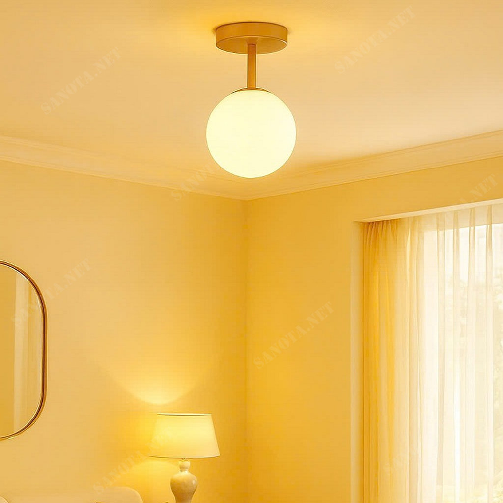 Đèn thả trần SNT6096 là biểu tượng của sự tối giản và sang trọng. Với thiết kế hình quả cầu tròn hoàn hảo, chiếc đèn không chỉ là nguồn sáng mà còn là một tác phẩm nghệ thuật trang trí. Mang lại cảm giác thanh lịch, nhẹ nhàng như ánh trăng rọi vào căn phòng của bạn.