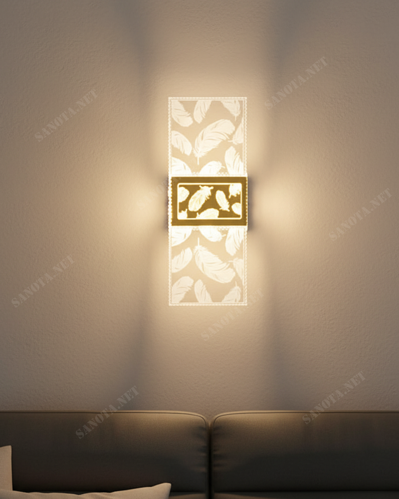 Đèn tường led khắc hoạ tiết SNT6099 - Ảnh 4