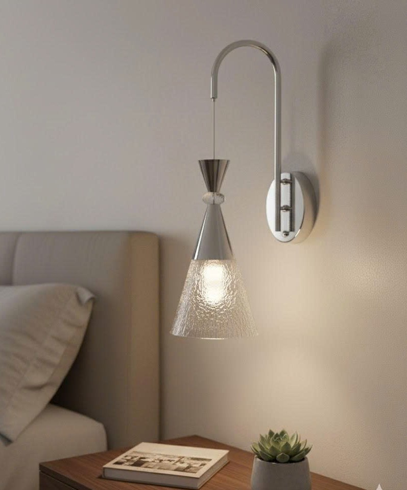 Đèn tường thủy tinh hình đồng hồ cát hiện đại SNT6122