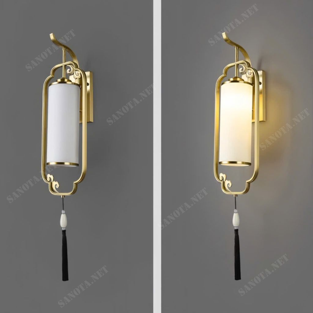 Đèn tường đồng phong cách Á Đông SNT6130 - Ảnh 3