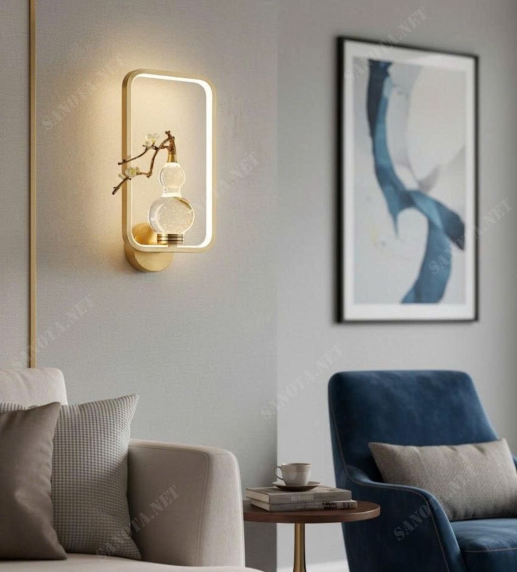 Đèn tường đồng phong cách Trung Hoa SNT6131 - Ảnh 3