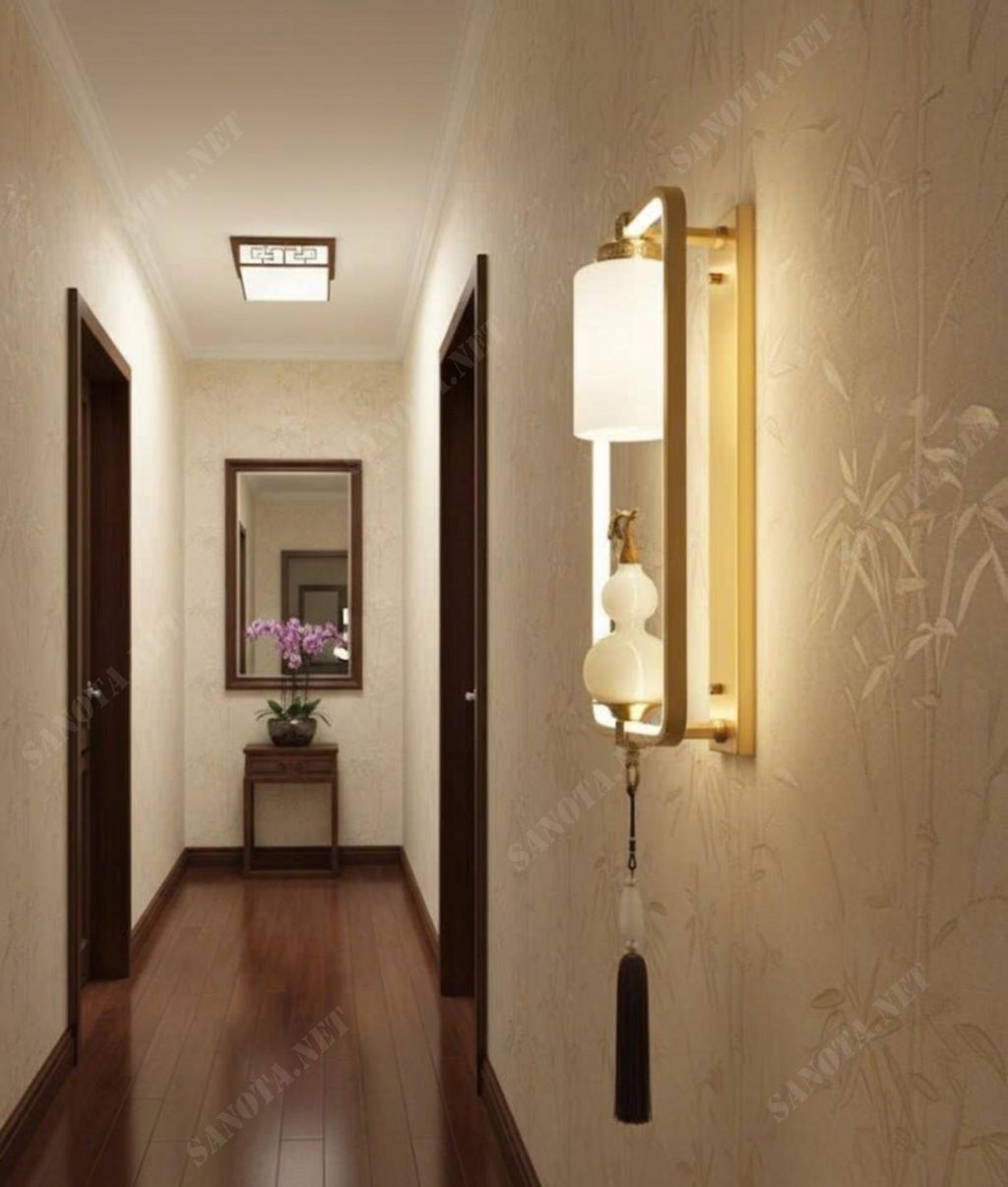 Đèn tường đồng decor phong cách Nhật SNT6135 - Ảnh 2