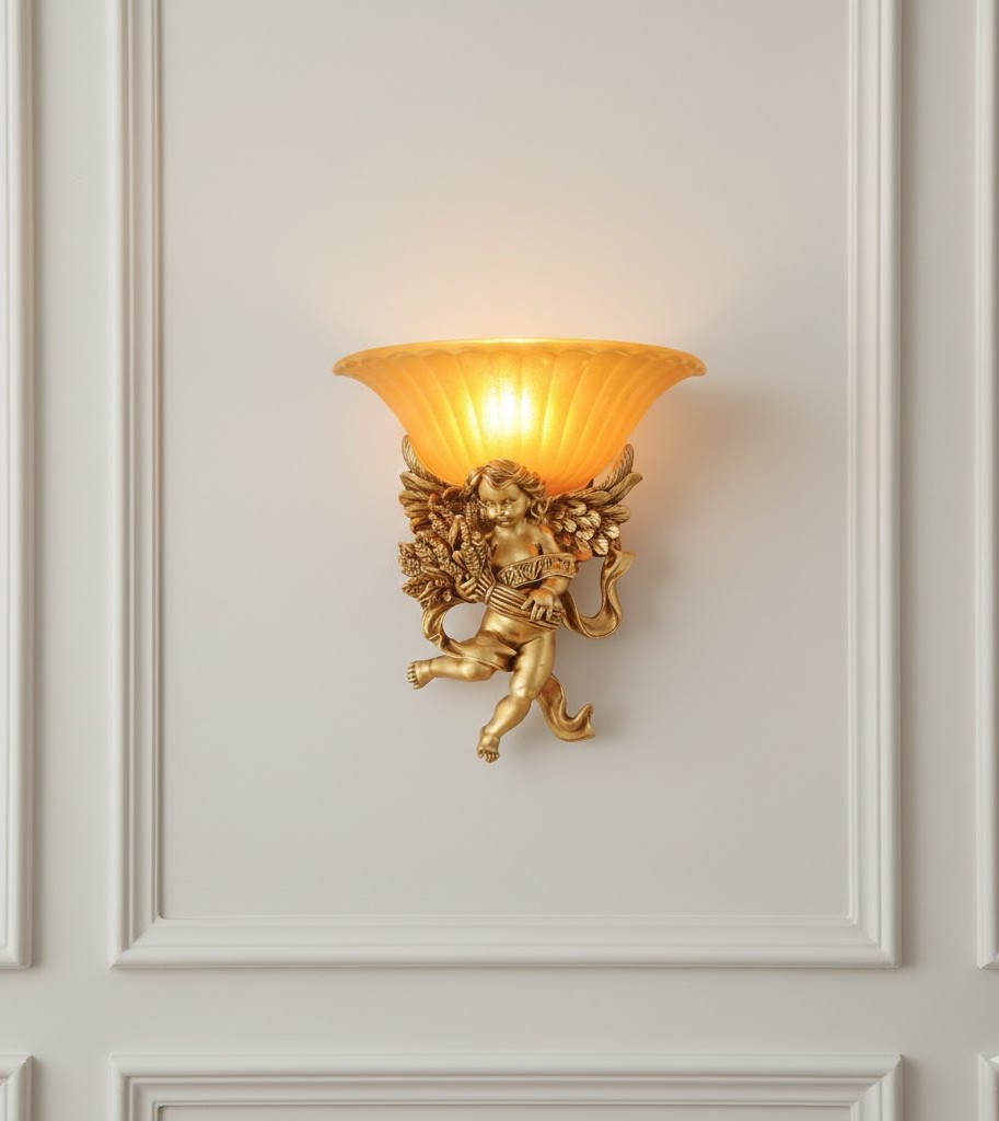 Đèn tường tiểu thiên sứ cổ điển SNT6157