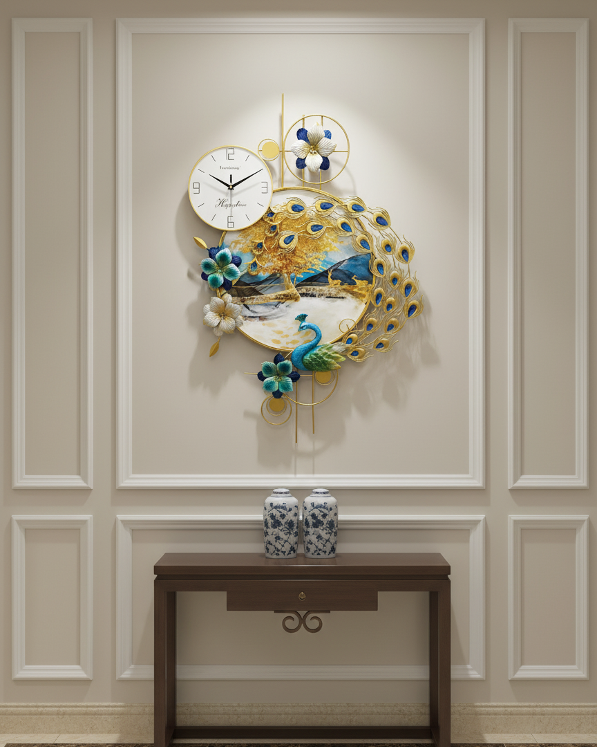 Đồng hồ vũ điệu khổng tước SNT6145 là một tác phẩm trang trí đỉnh cao. Mang ý nghĩa phong thủy về sự may mắn, thịnh vượng và quyền quý.....