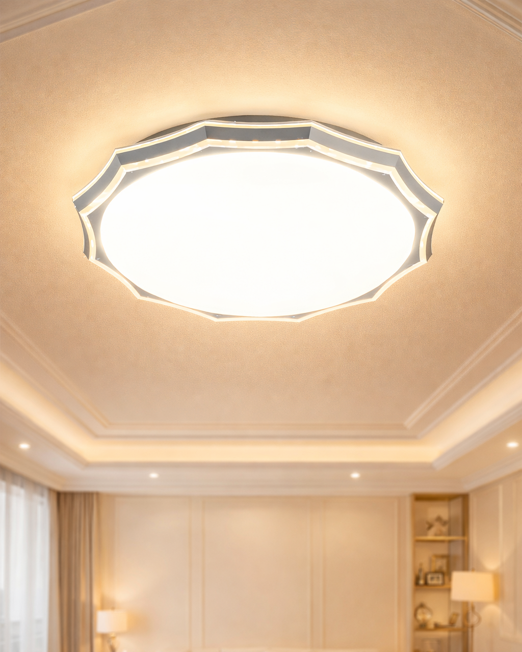 Đèn ốp trần thập nhị giác SNT5864