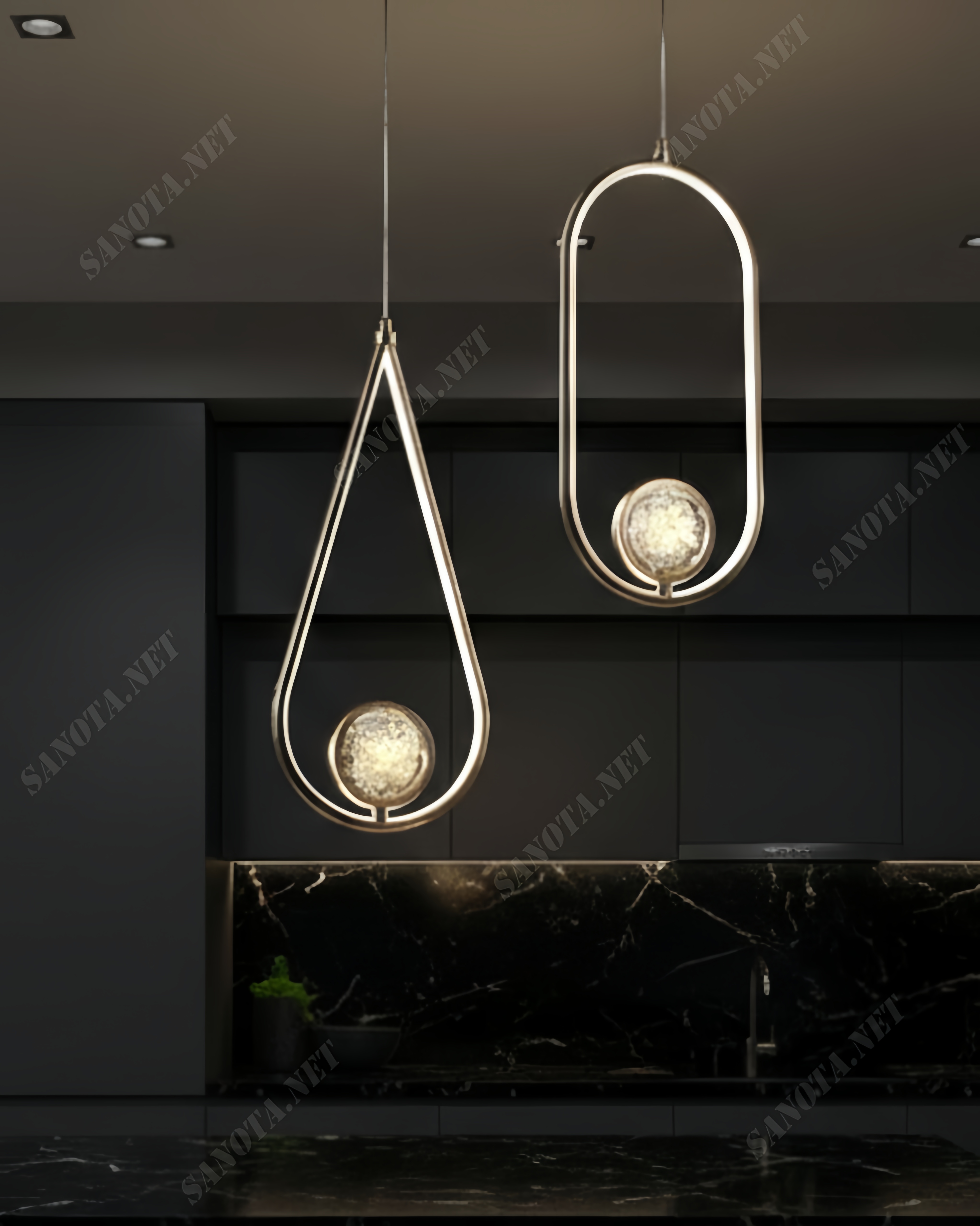 Đèn thả hình học đơn SNT5853 