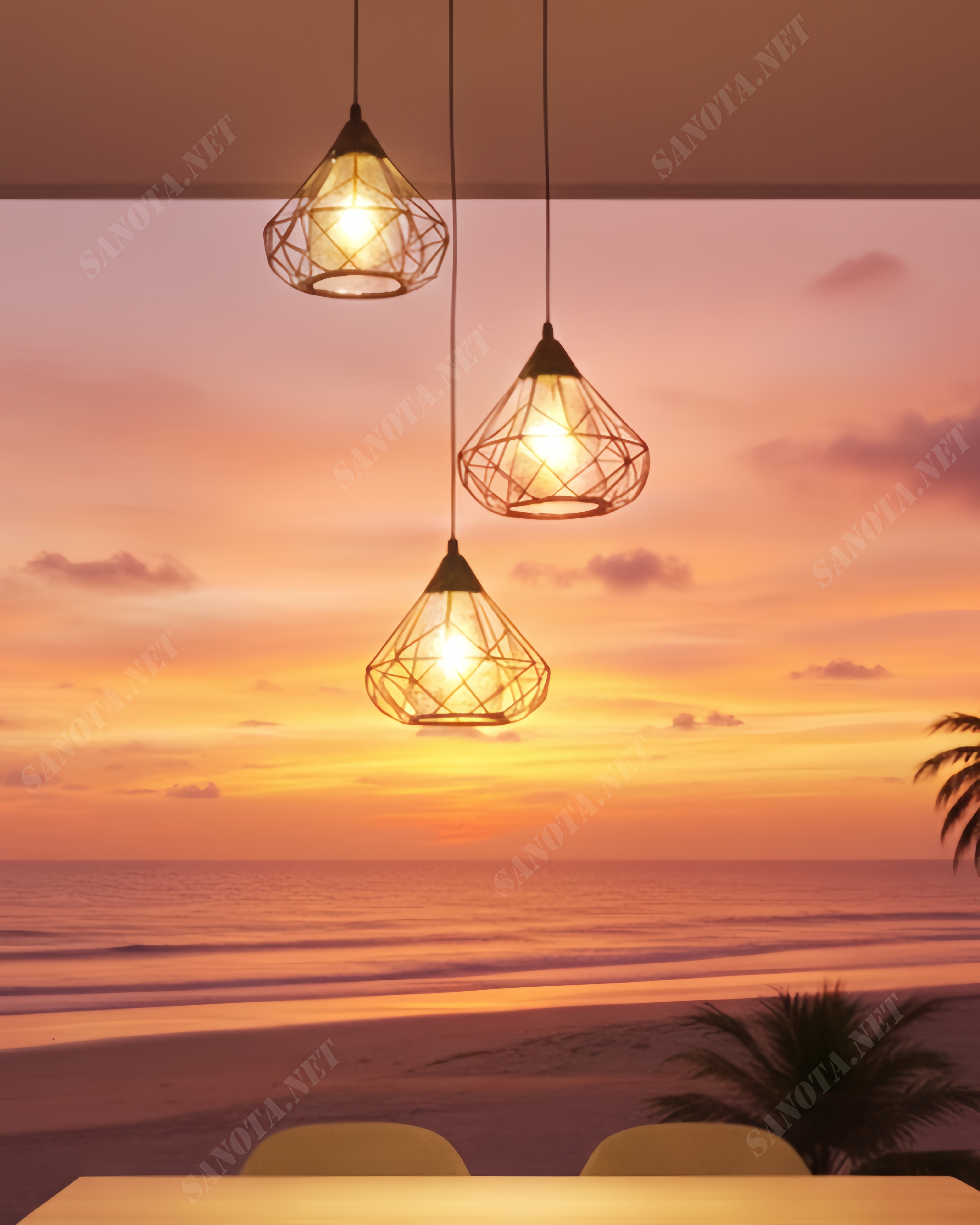 Đèn thả chao đèn lồng classic SNT5851 - Ảnh 3