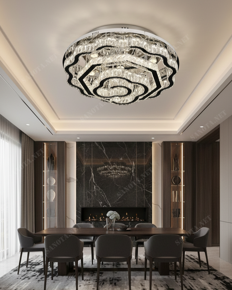 Đèn ốp trần pha lê thiên hà SNT6201 - Ảnh 5