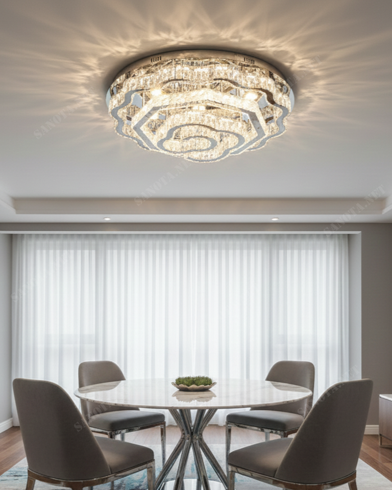Đèn ốp trần pha lê thiên hà SNT6201 - Ảnh 4