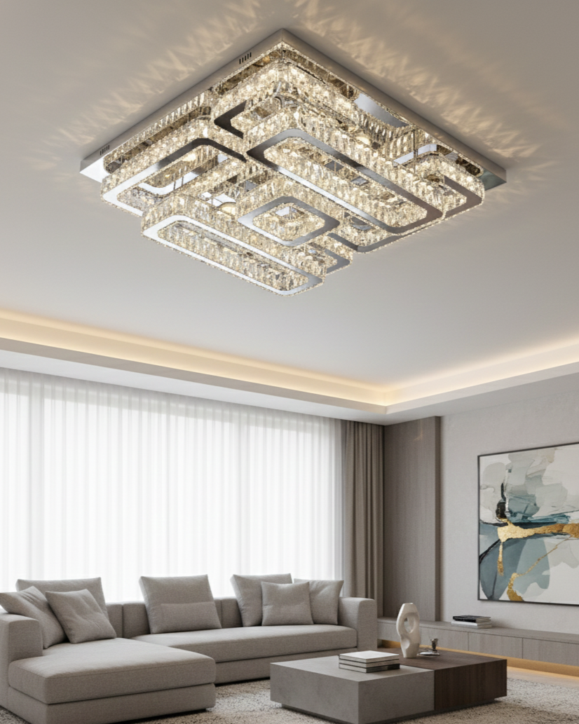 Đèn ốp trần pha lê thiên hà SNT6201 - Ảnh 2