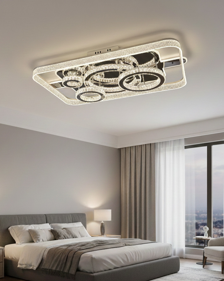 Đèn ốp trần pha lê hình chữ nhật SNT6202 là biểu tượng của sự sang trọng và đổi mới, được chế tác để trở thành tâm điểm rực rỡ trong không gian sống....