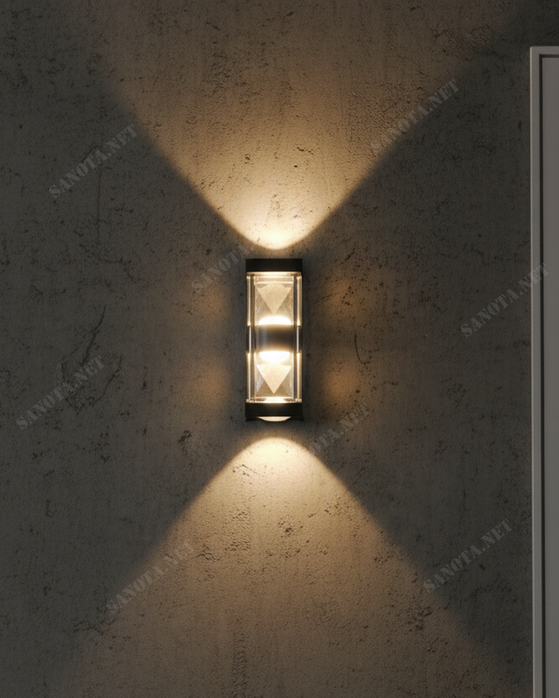 Đèn tường led ngoài trời hình kim cương SNT6233 - Ảnh 3