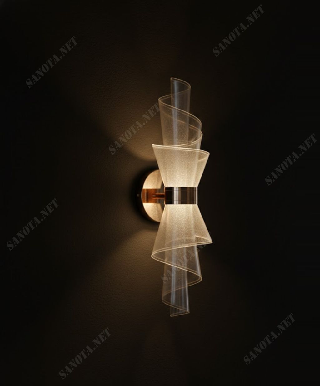 Đèn tường xoắn pha lê cao cấp SNT6267 - Ảnh 3