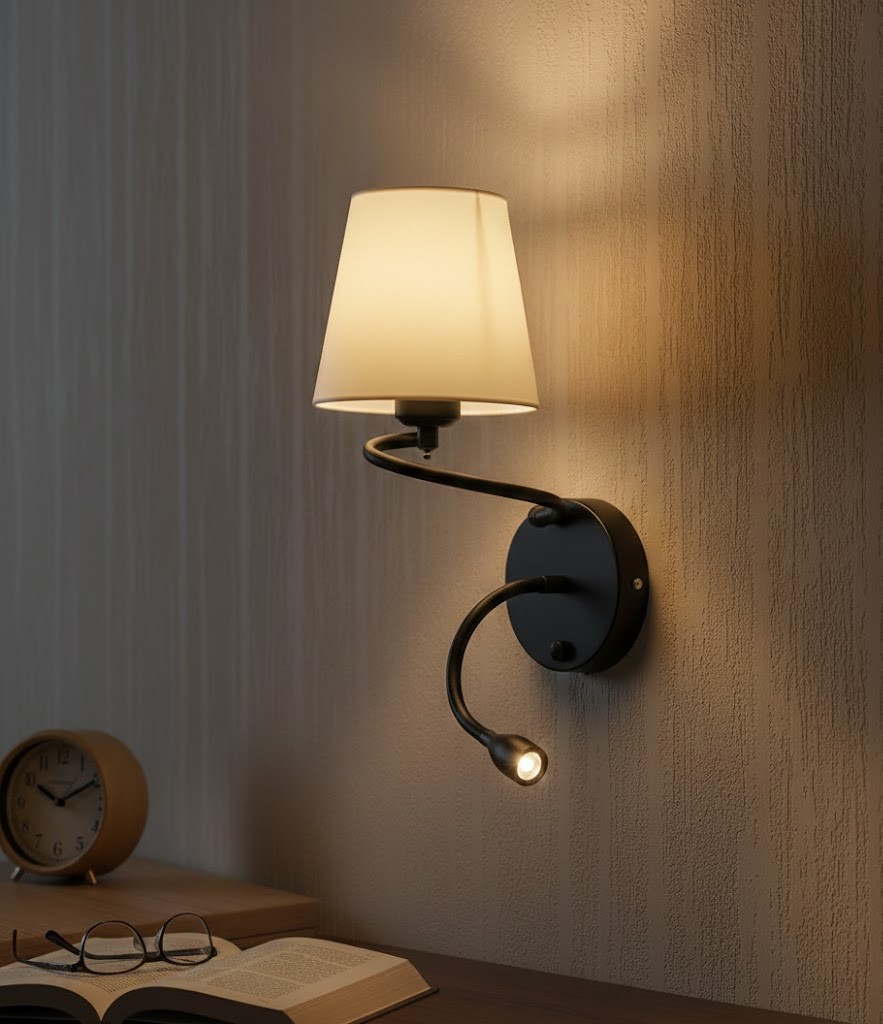 Đèn tường chao vải độc đáo SNT6269