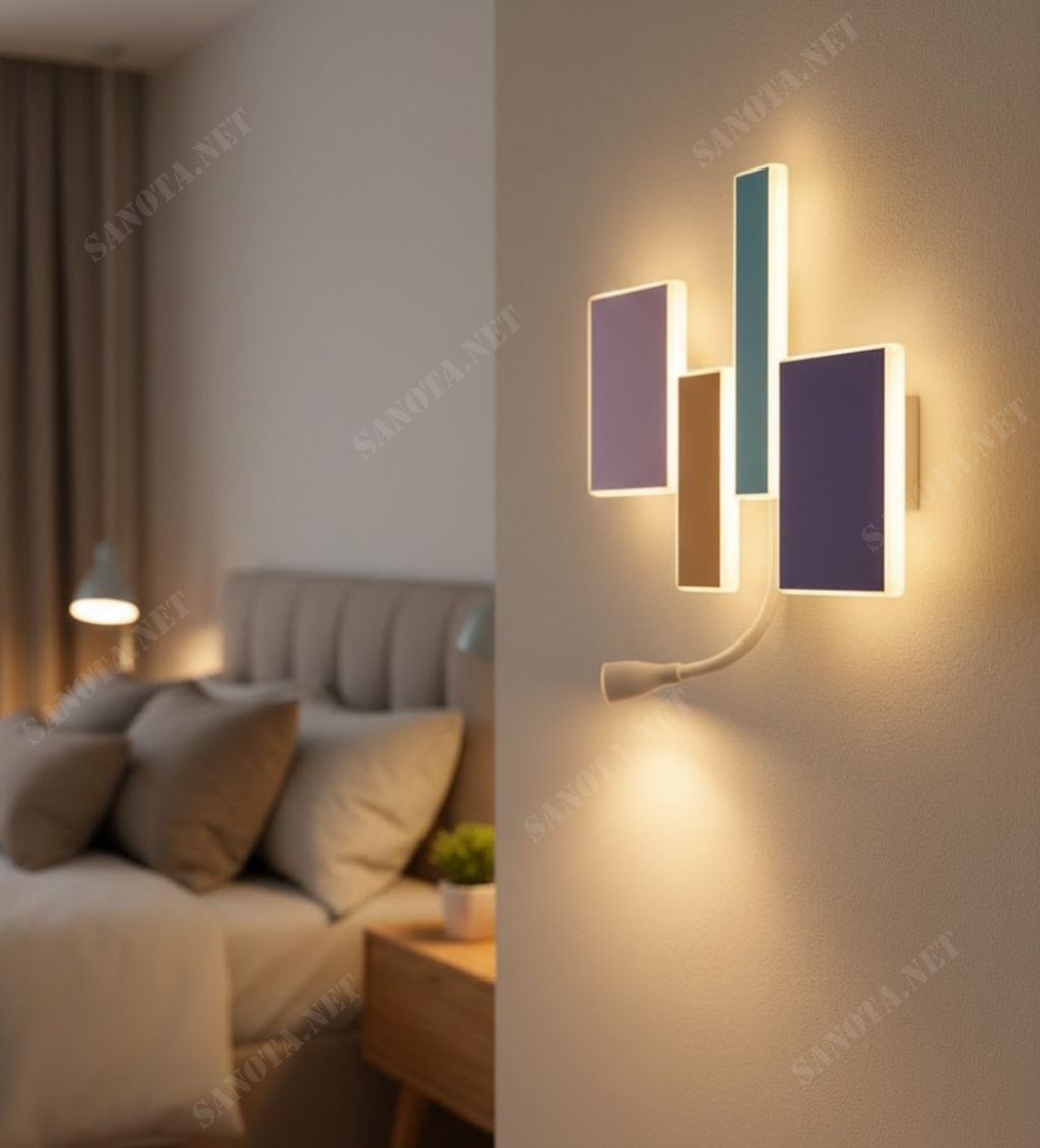 Đèn tường nhiều màu sắc độc đáo SNT6272 - Ảnh 3