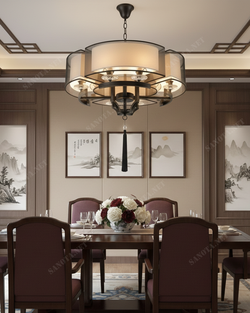 Đèn chùm ánh hoa nguyệt minh SNT6298 được thiết kế theo phong cách hiện đại pha nét Á Đông. Tạo nên vẻ đẹp hài hòa và sang trọng.....