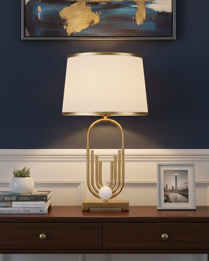 Đèn bàn hào quang nghệ thuật SNT6329 như một biểu tượng của sự quyền quý và thịnh vượng. Mỗi chi tiết nhỏ trên đèn đều được tính toán kỹ lưỡng để tạo....