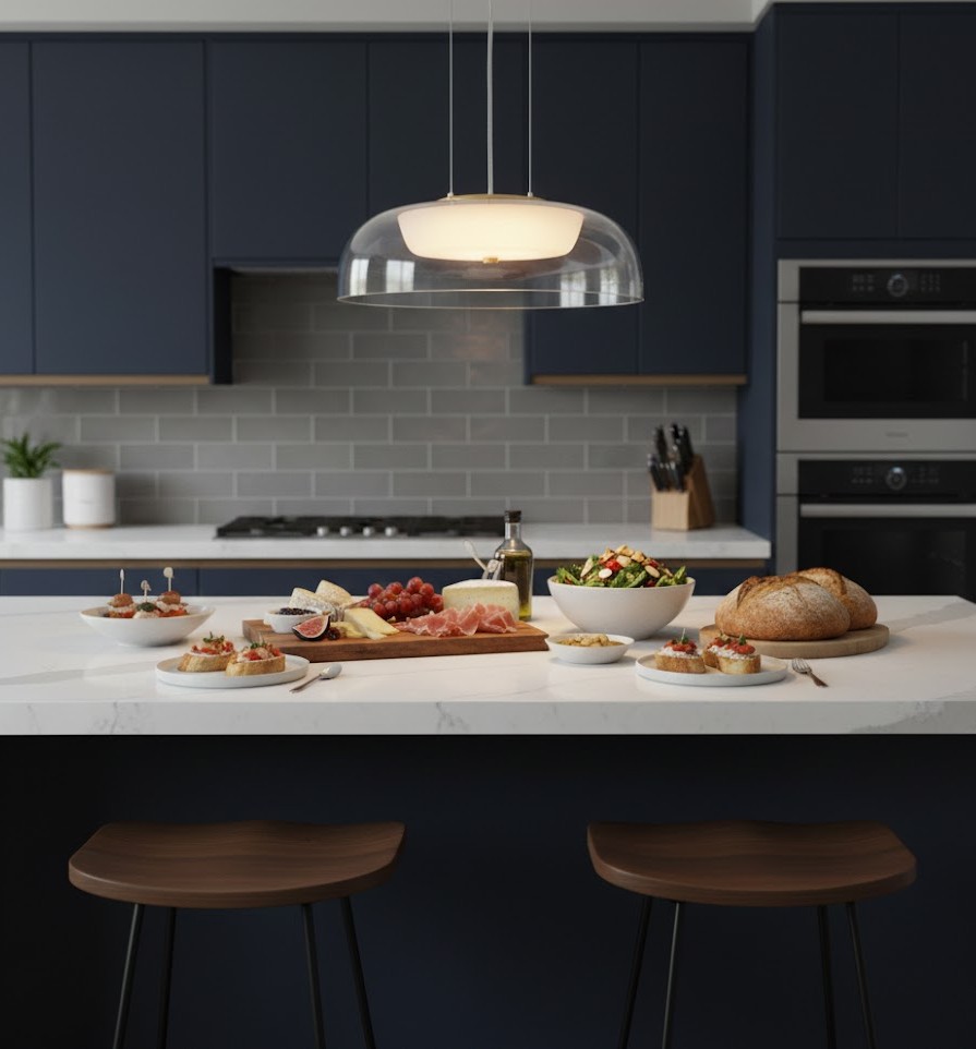 Đèn Thả Bàn Ăn Thủy Tinh Độc Đáo SNT6352