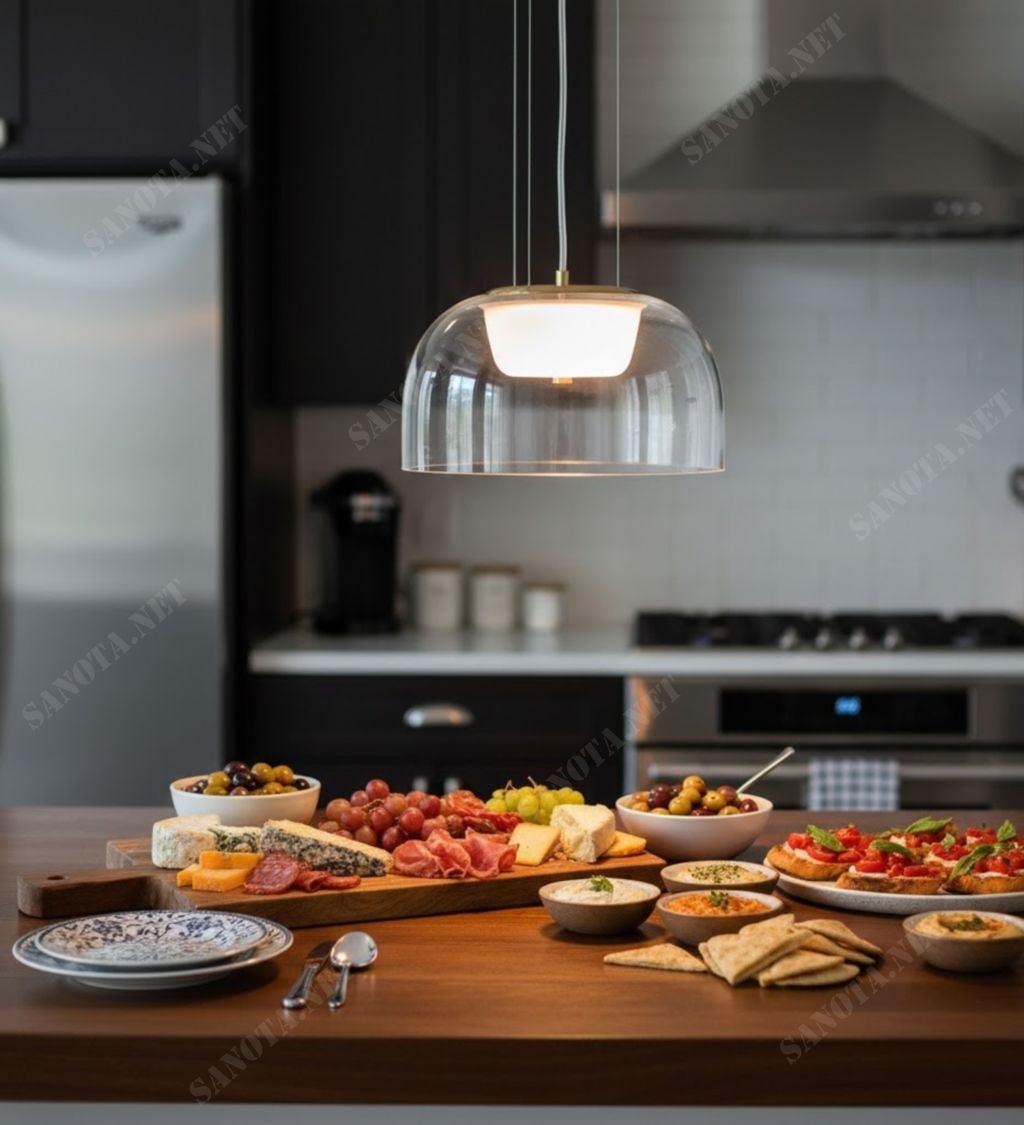 Đèn Thả Bàn Ăn Thủy Tinh Độc Đáo SNT6352 - Ảnh 2