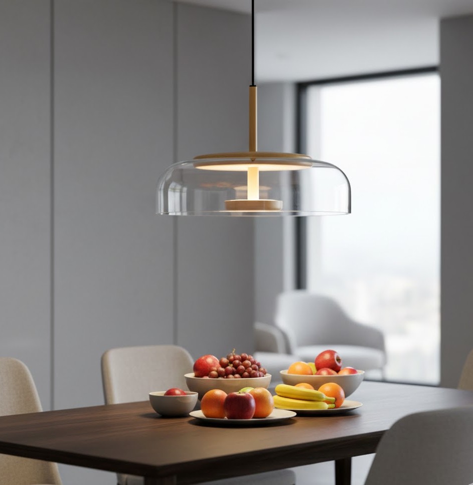 Đèn Thả Chao Thủy Tinh Độc Đáo SNT6356