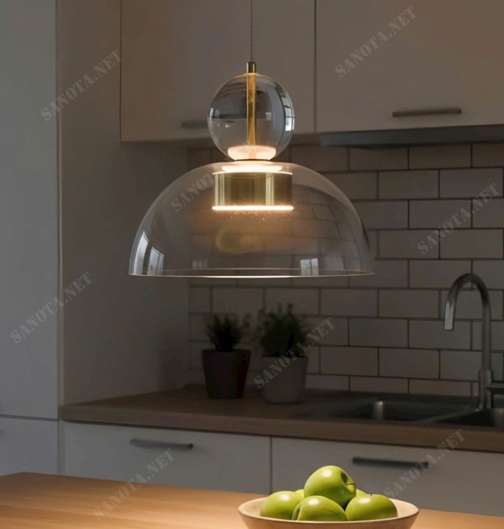 Đèn thả bàn ăn hình hồ lô độc đáo SNT6357 - Ảnh 2