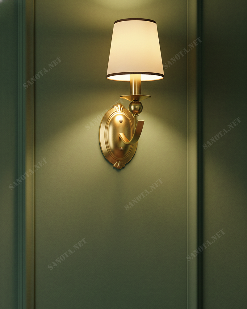 Đèn tường đồng sang trọng SNT6381 - Ảnh 2