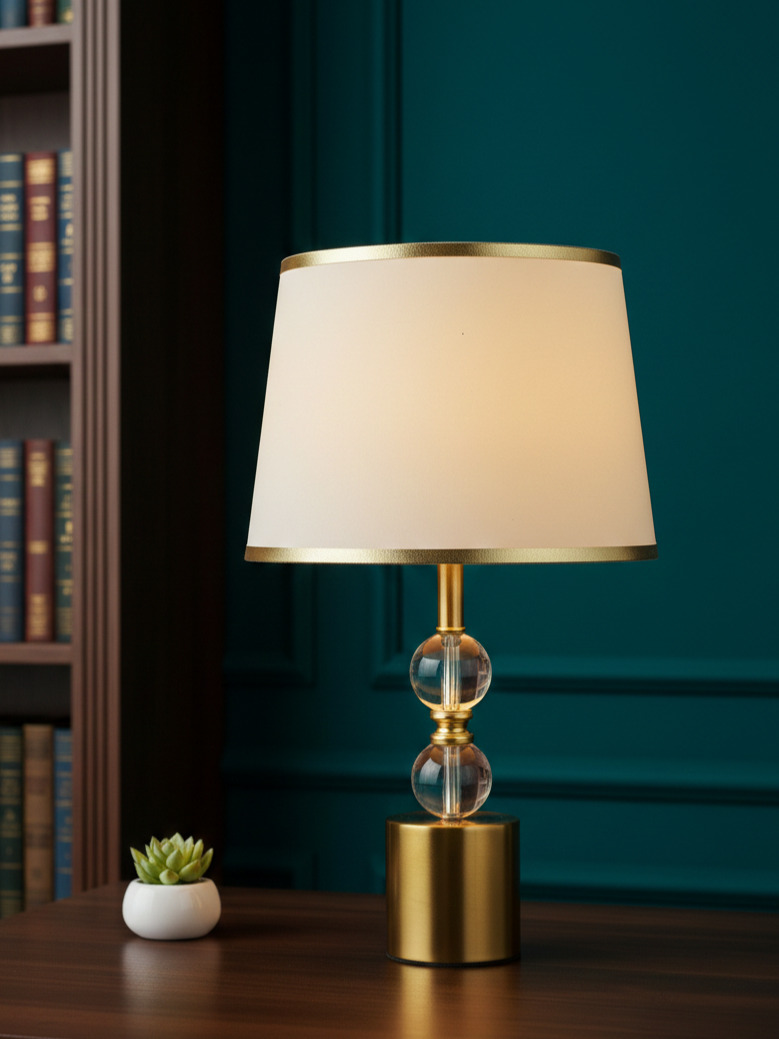 Đèn bàn song châu pha lê SNT6494