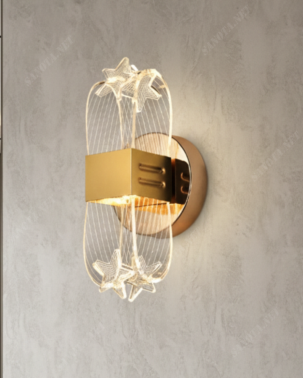 Đèn Tường Hoa Tiết Hình Học SNT5877 - Ảnh 4