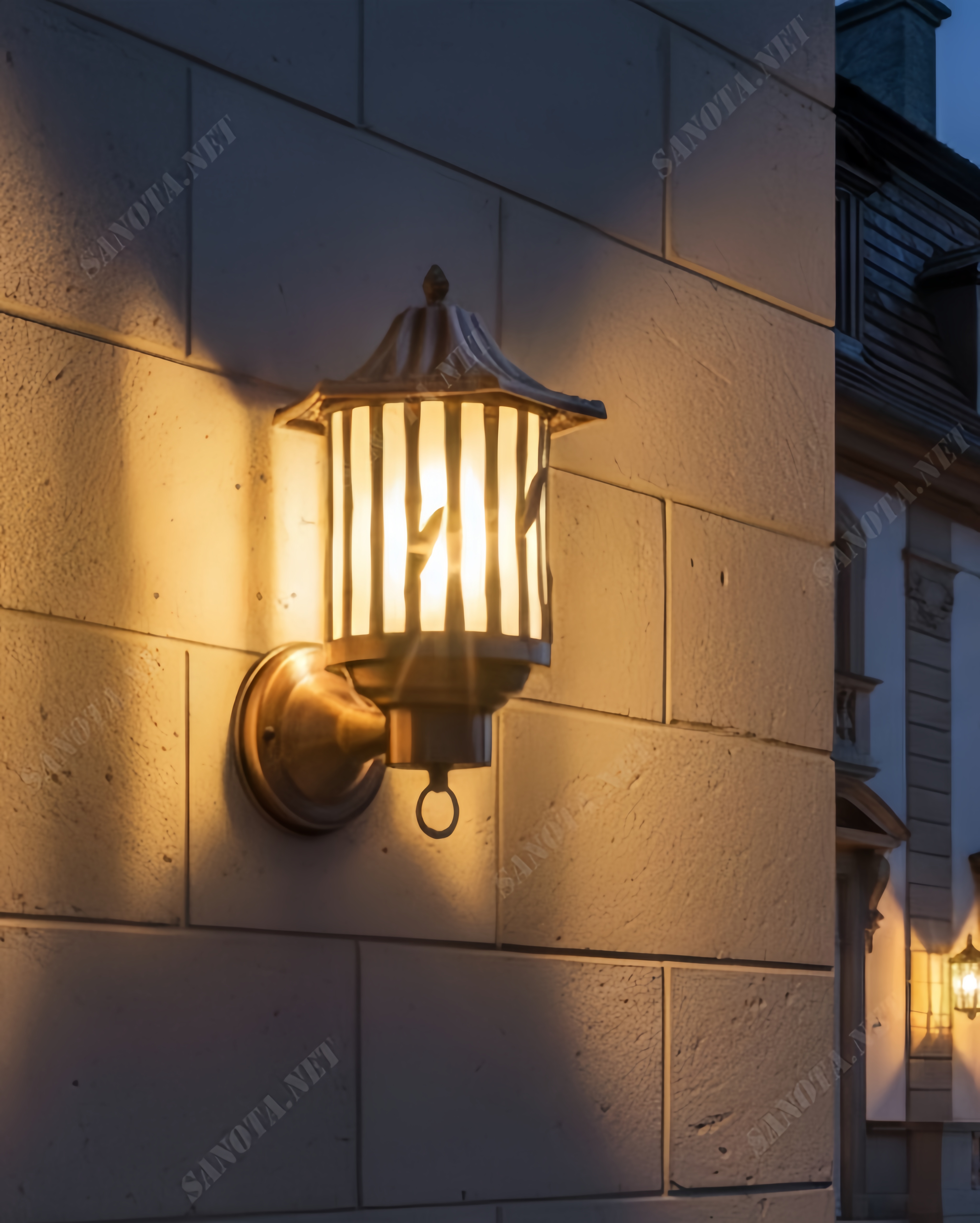 Đèn tường ngoài trời tân cổ điển SNT5875 - Ảnh 2