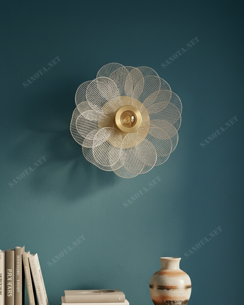 Đèn tường nghệ thuật ánh sáng SNT6399 được thiết kế dựa trên hình ảnh một đóa hoa đang bung nở rực rỡ, chiếc đèn mang lại vẻ đẹp thuần khiết...